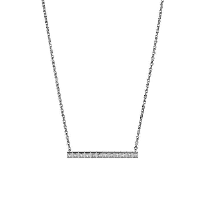 Chopard Collier Ice Cube aus 18Karat Weigold und 12 Brillanten