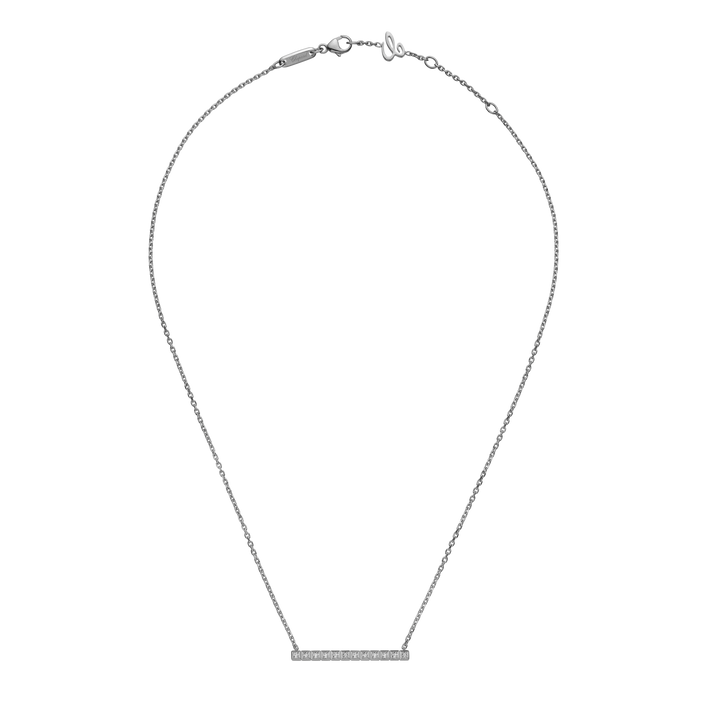 Chopard Collier Ice Cube aus 18Karat Weigold und 12 Brillanten