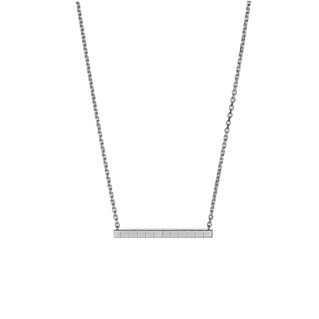 Chopard Collier Ice Cube aus 18Karat Weigold und 12 Brillanten