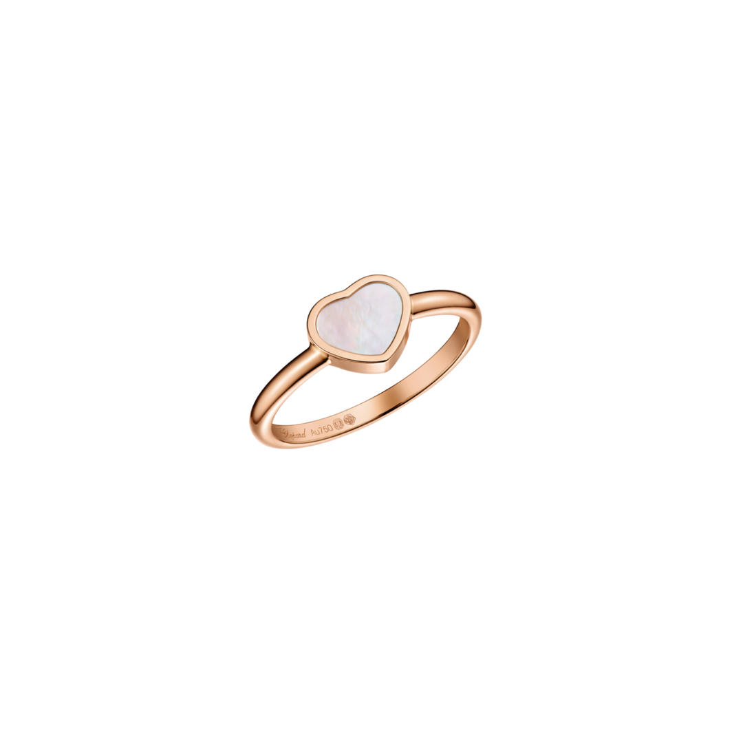 Chopard Ring - My Happy Hearts aus Roségold und Perlmutt