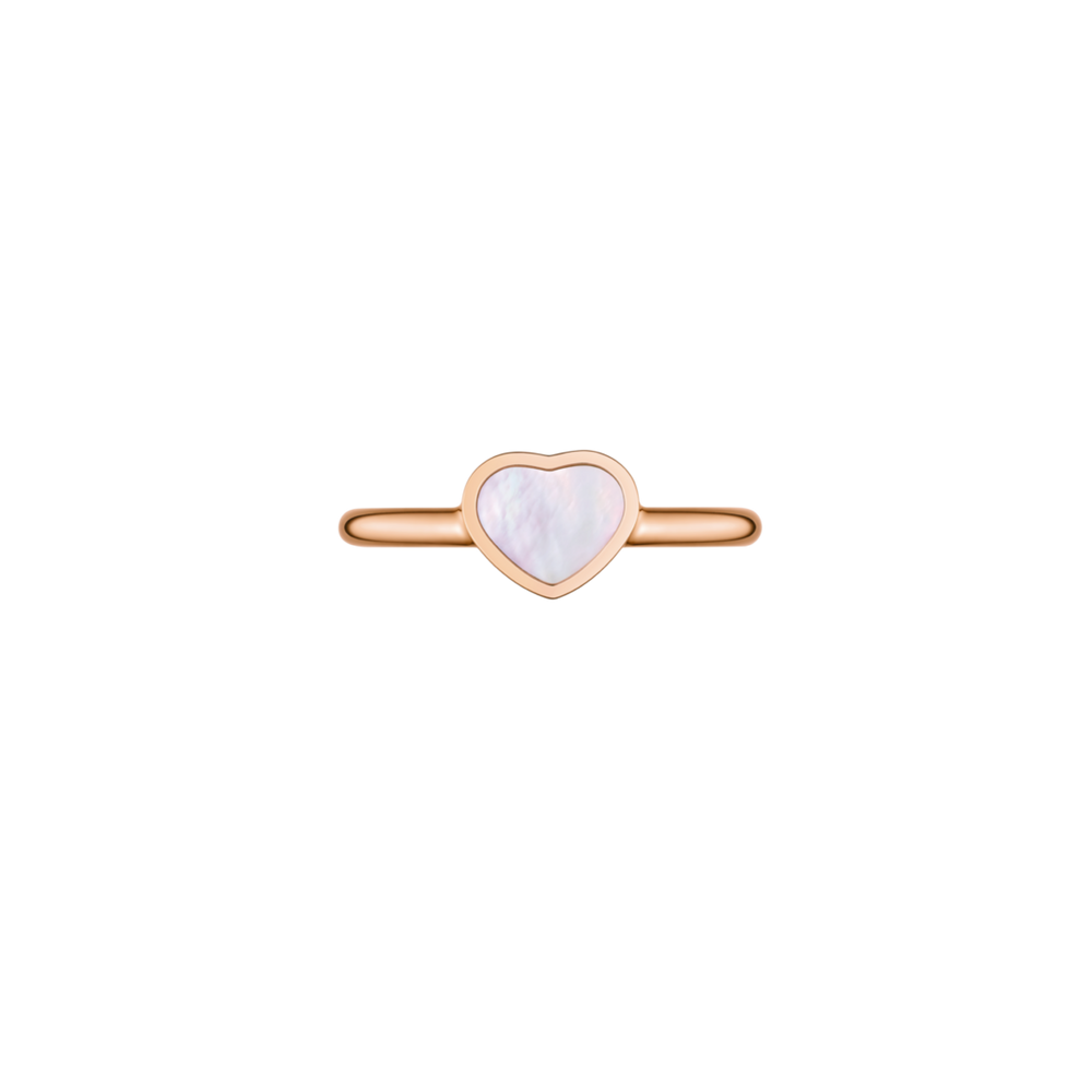 Chopard Ring - My Happy Hearts aus Roségold und Perlmutt