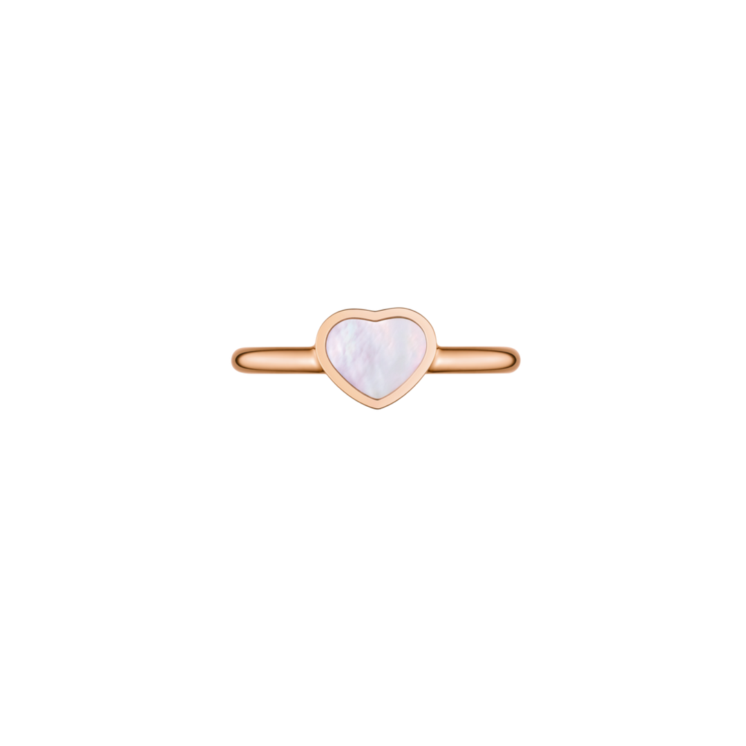 Chopard Ring - My Happy Hearts aus Roségold und Perlmutt