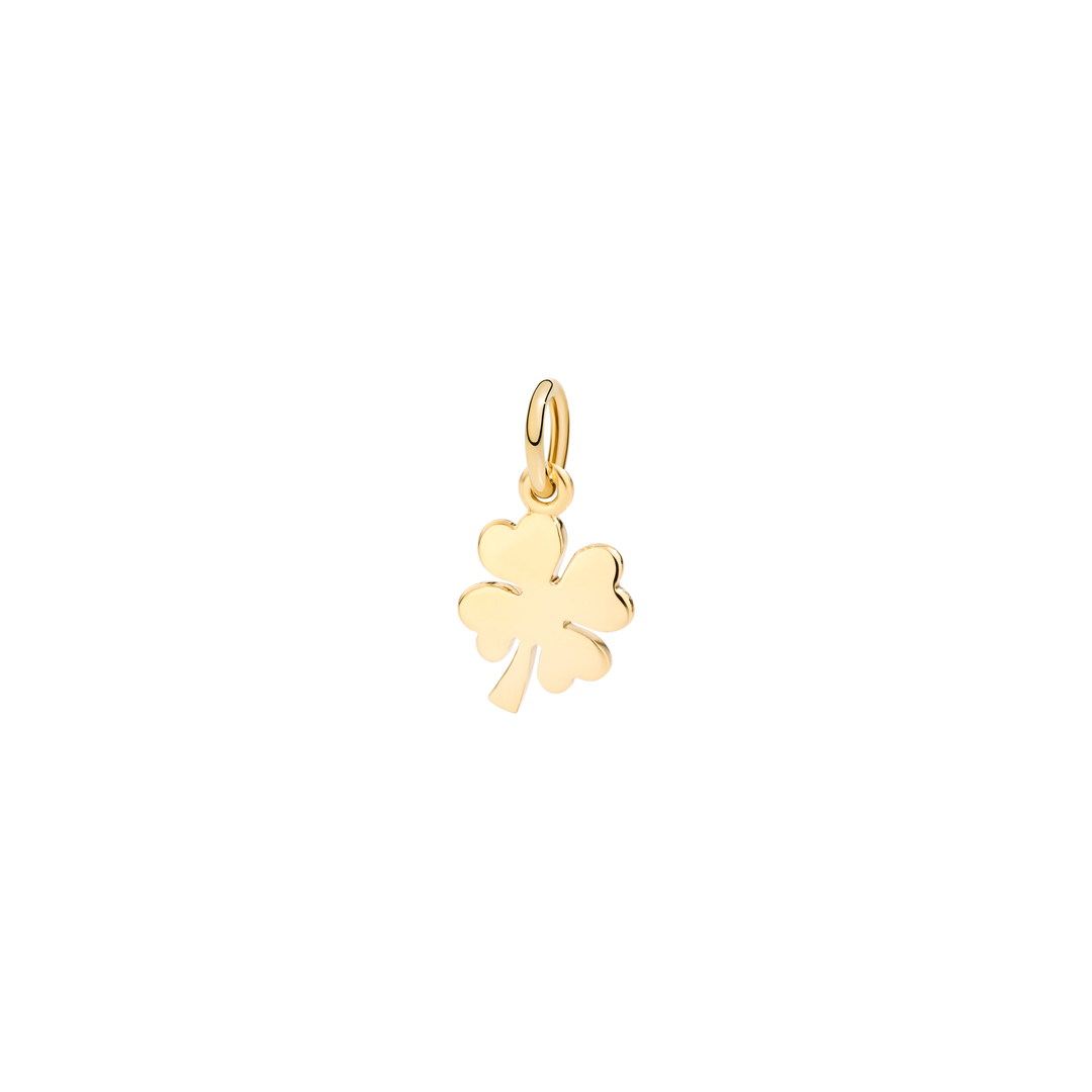 DoDo Anhänger Kleeblatt in Gelbgold DMB9037 FOURS 000OG