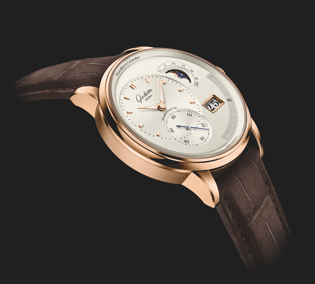 Glashütte Original - PanoMaticCalendar 1-92-09-02-05-02-8 Herrenuhr aus Gold