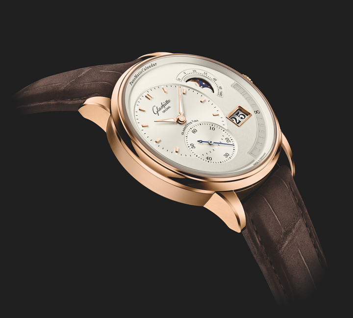 Glashütte Original - PanoMaticCalendar 1-92-09-02-05-02-8 Herrenuhr aus Gold