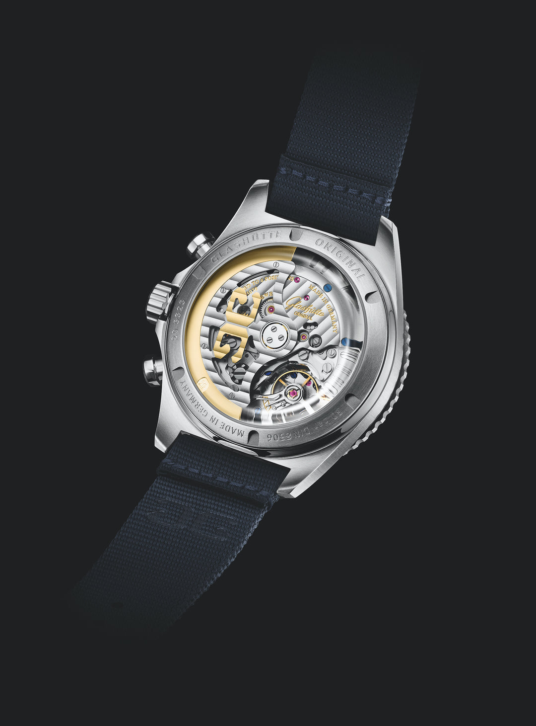 Glashütte Original SeaQ Chronograph mit der Referenz 1-37-23-02-81-36 mit Textilband