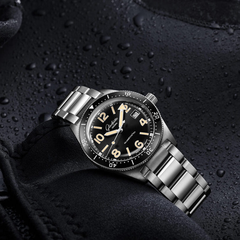 Sea Q Schwarze Herrenuhr