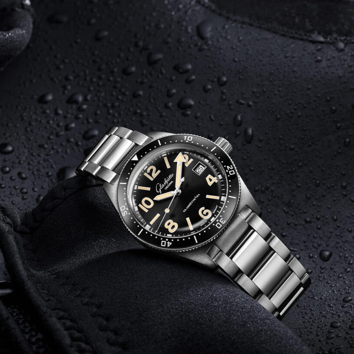 Sea Q Schwarze Herrenuhr