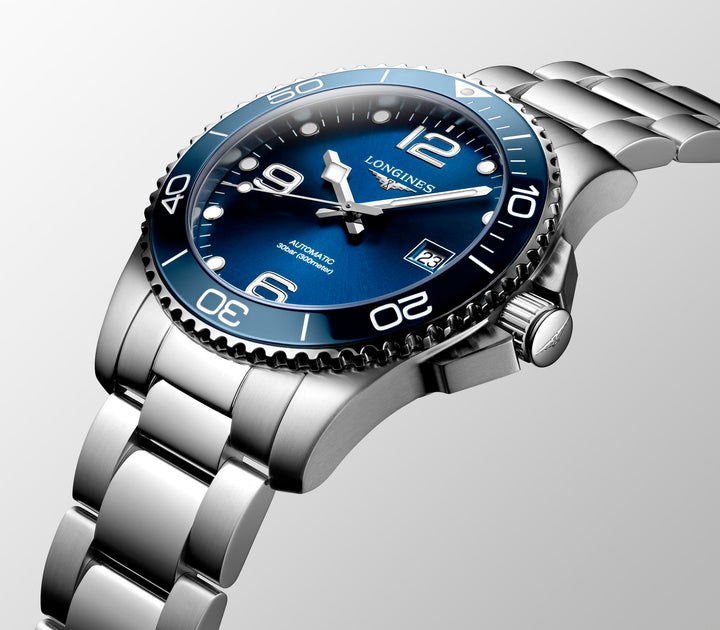 Longines blaue Herrenuhr
