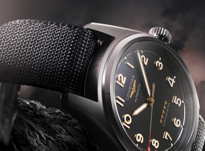 Longines Spirit mit Textilband