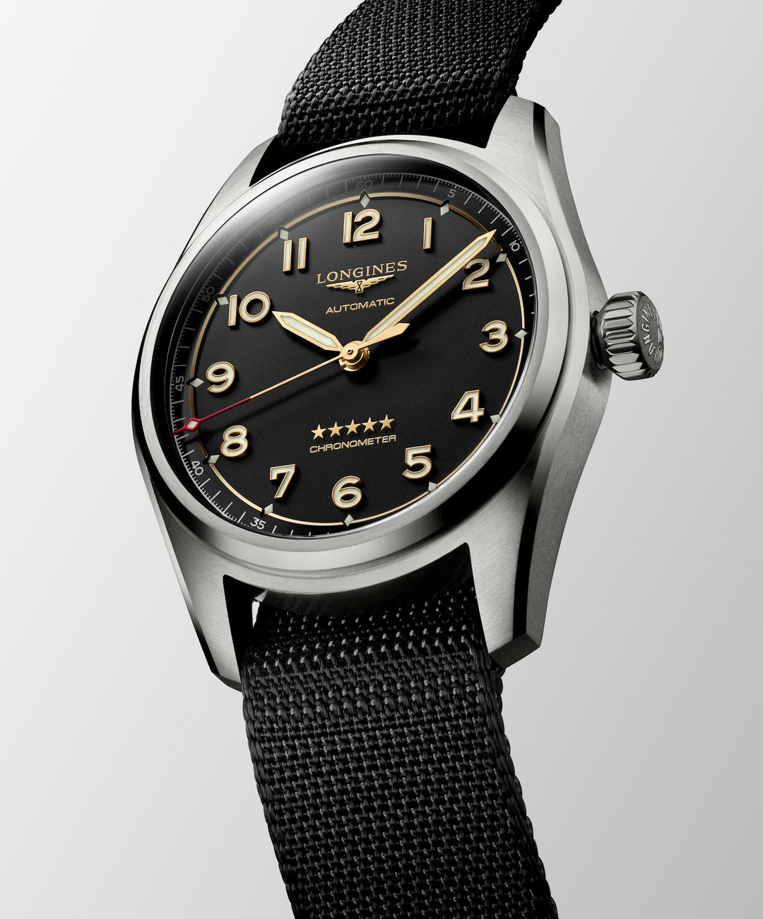 Longines Spirit Herrenuhr in schwarz