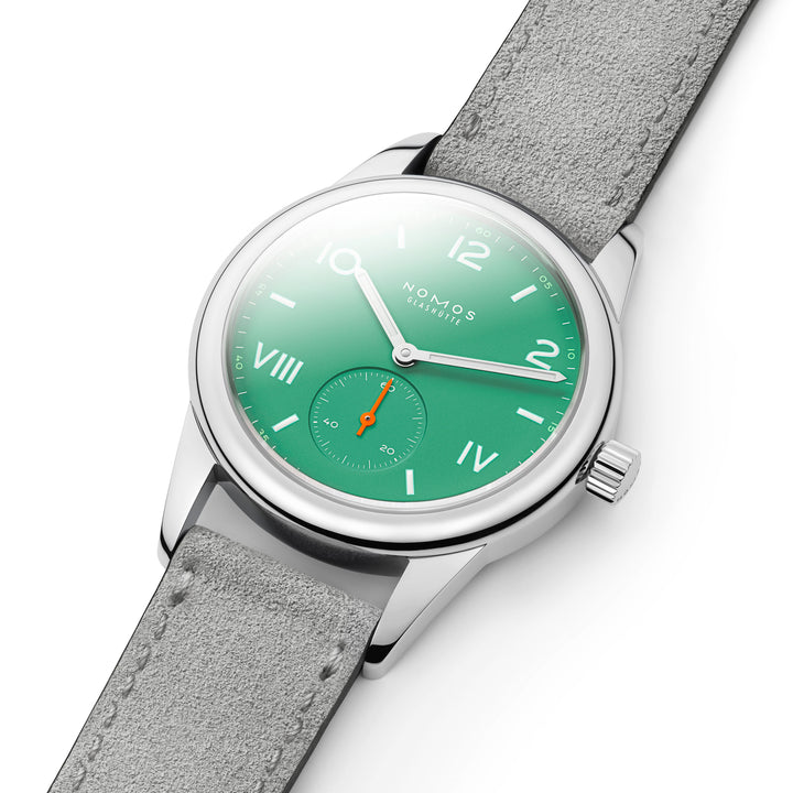 NOMOS Glashütte - Club Campus Electric Green mit der Referenz 715 grünes Zifferblatt