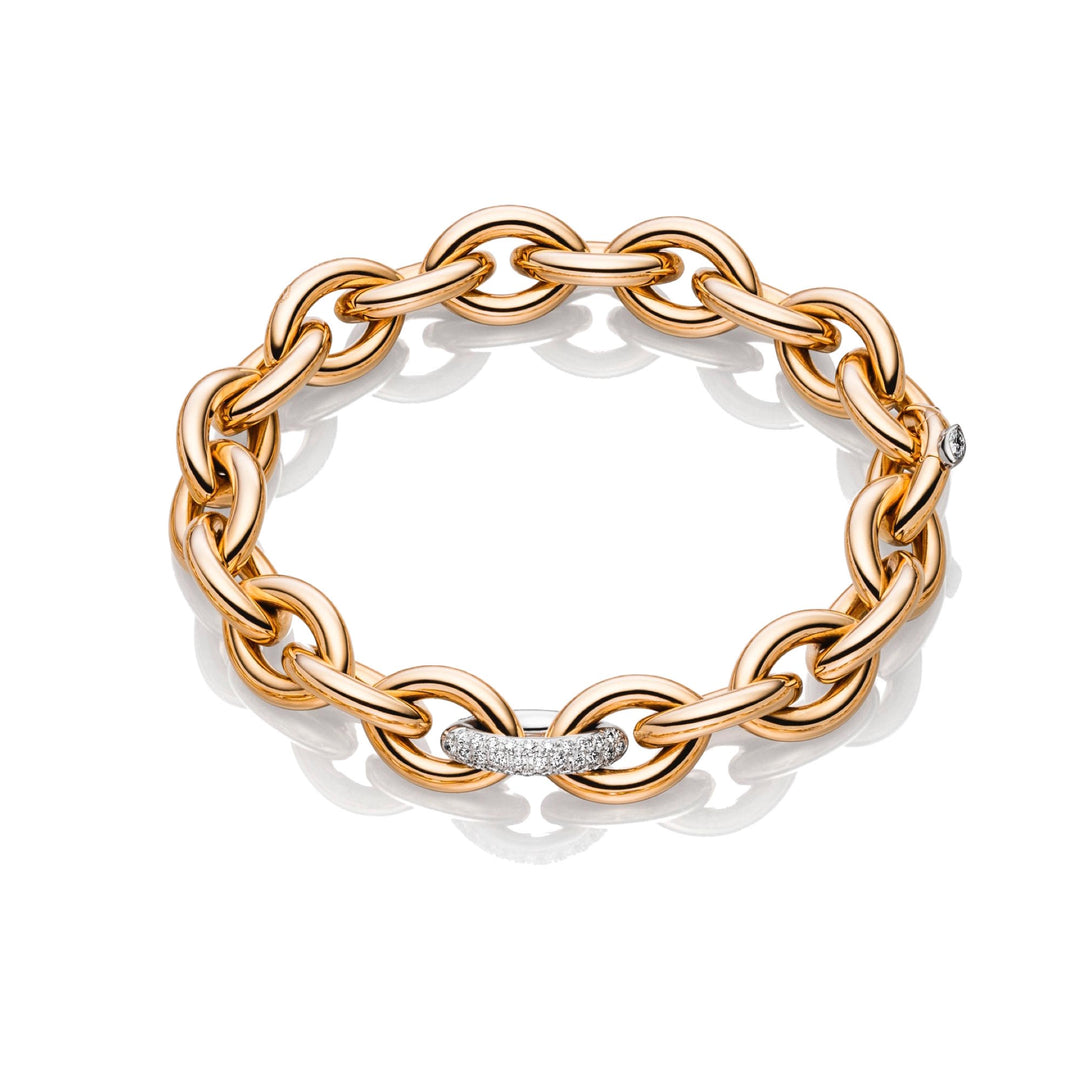 IsabelleFa Armband Navette aus Roségold und Brillanten