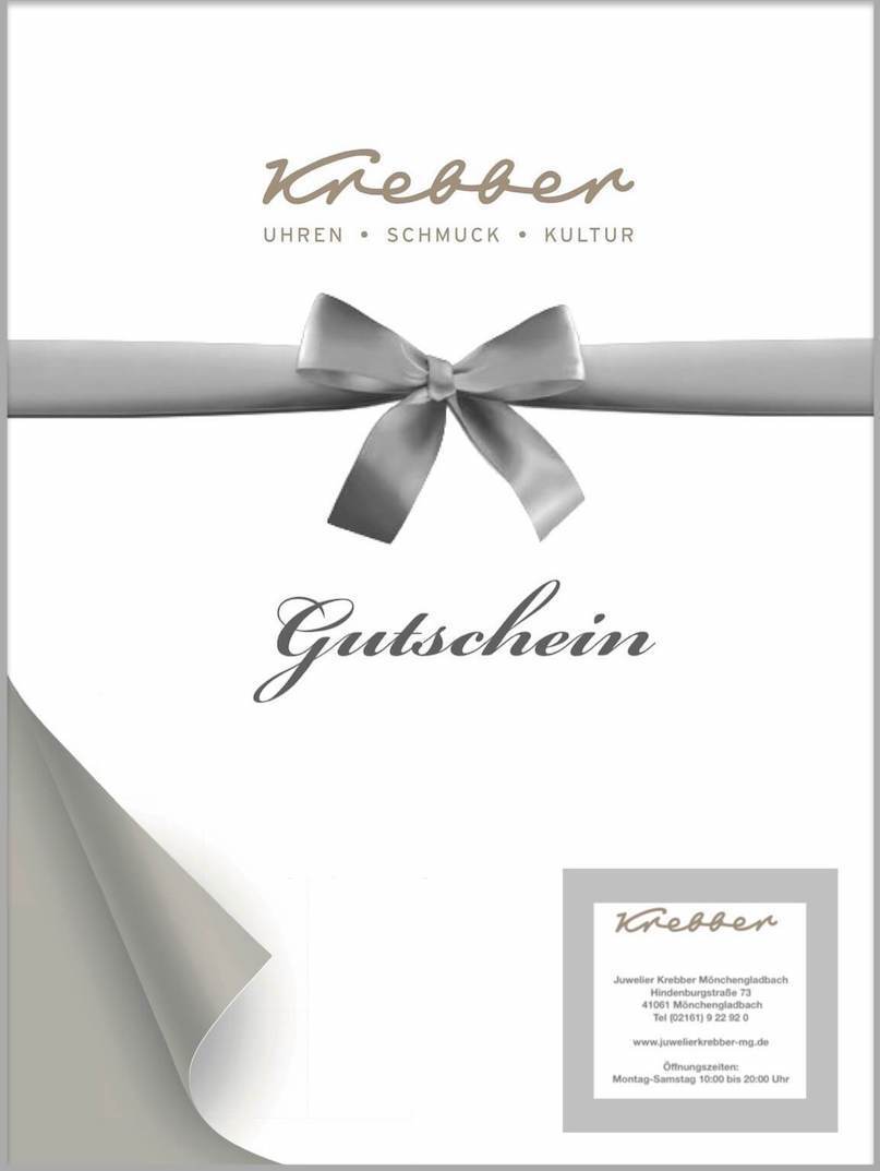 Gutschein von Krebber in Mönchengladbach