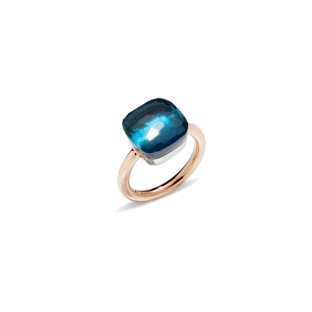 Pomellato Nudo Grande Ring mit London Blue Topas