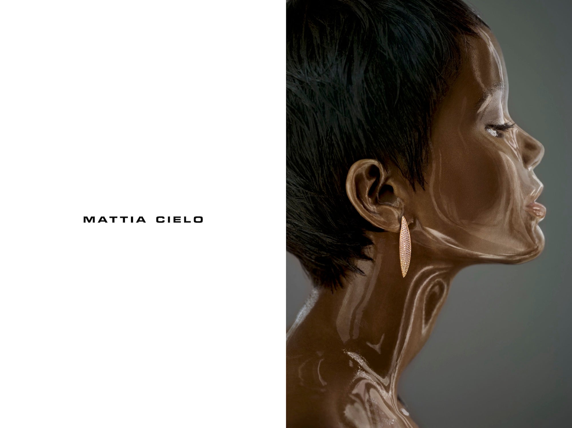 Mattia Ciello schwungvoller Titanschmuck aus Italien