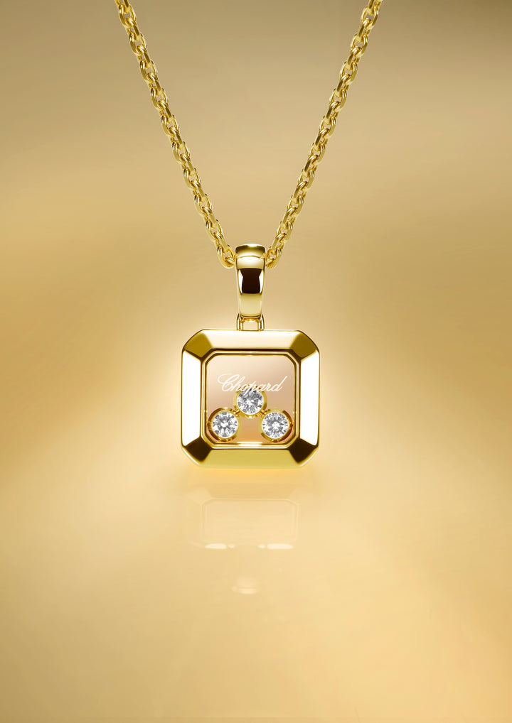 Chopard Schmuck - Happy Diamonds Kette – 79A115-0001 – Gelbgold und Diamanten – Kette für Damen