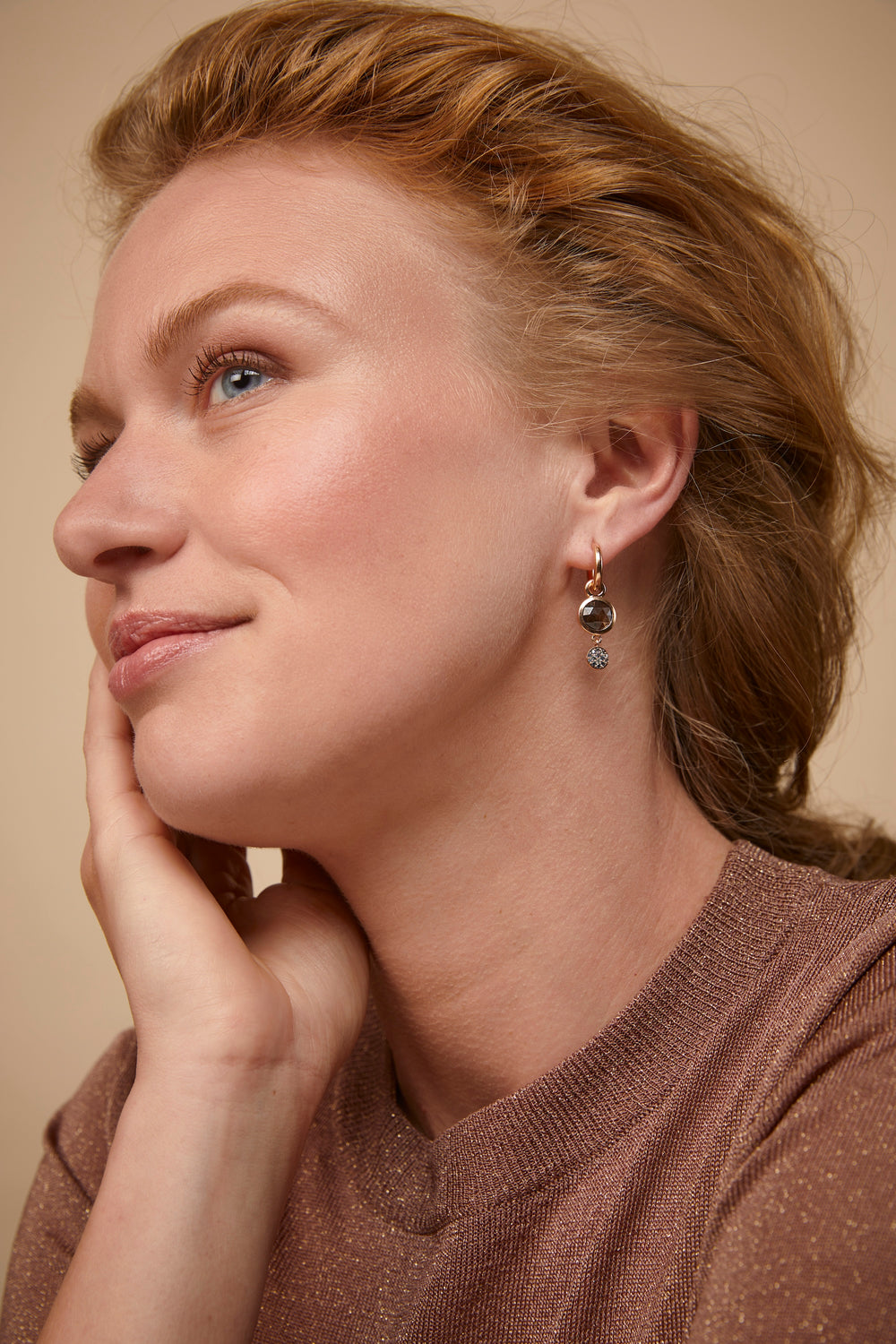 Bron Lux Ohrringe - 7OR477913 - Roségold - Ohrringe für Damen bei Juwelier Krebber