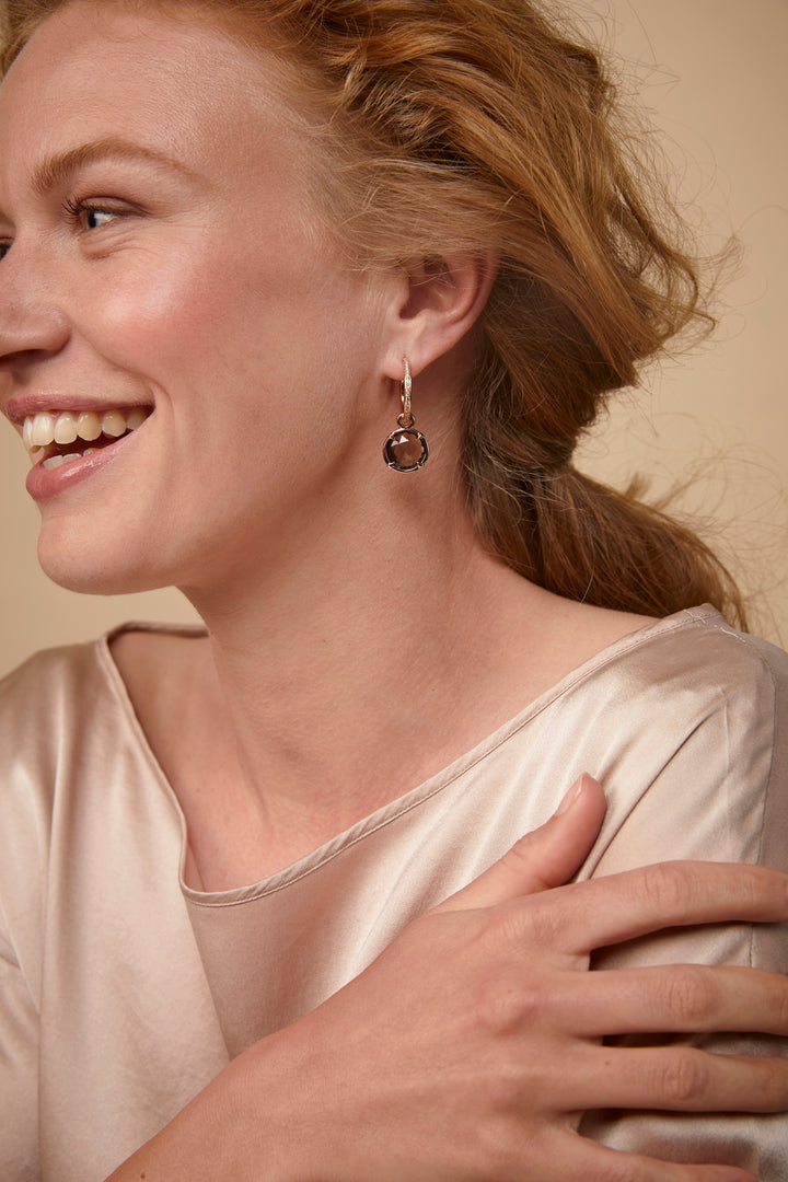 Bron Lux Ohrringe - 7OR477920CBR - Diamanten und Roségold - Ohrringe für Damen bei Krebber