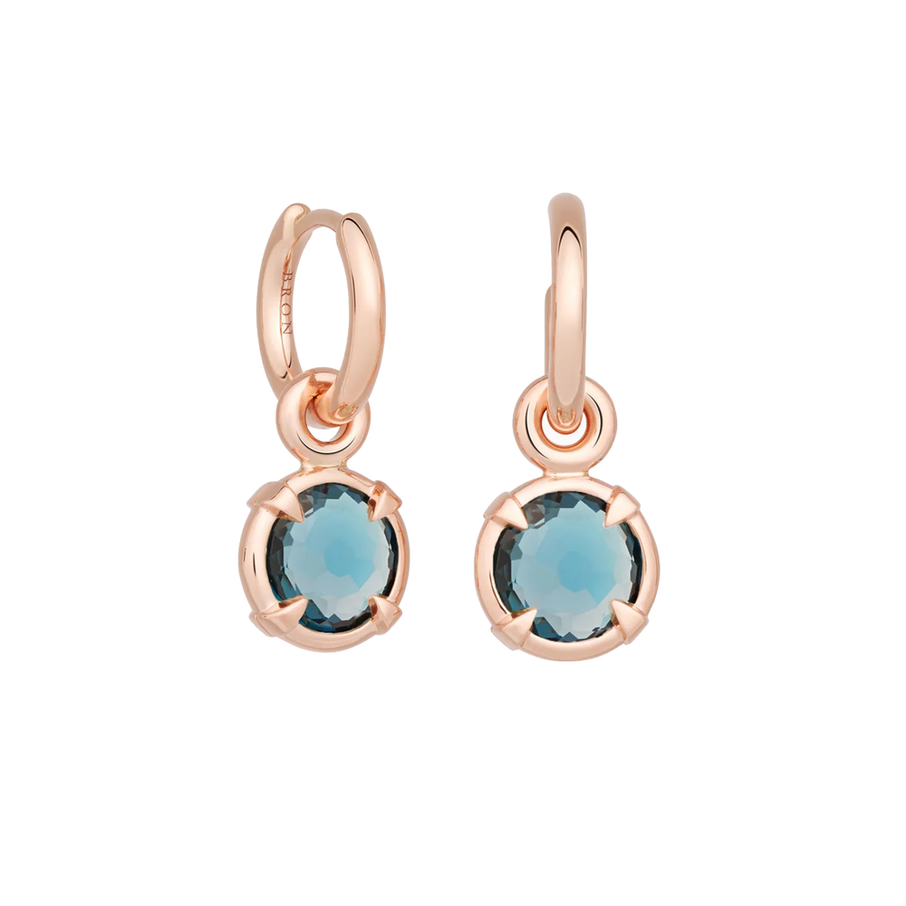 Bron Mira Mira Einhänger  8OR4902TLB aus London Blue Topas , Größe 8mm