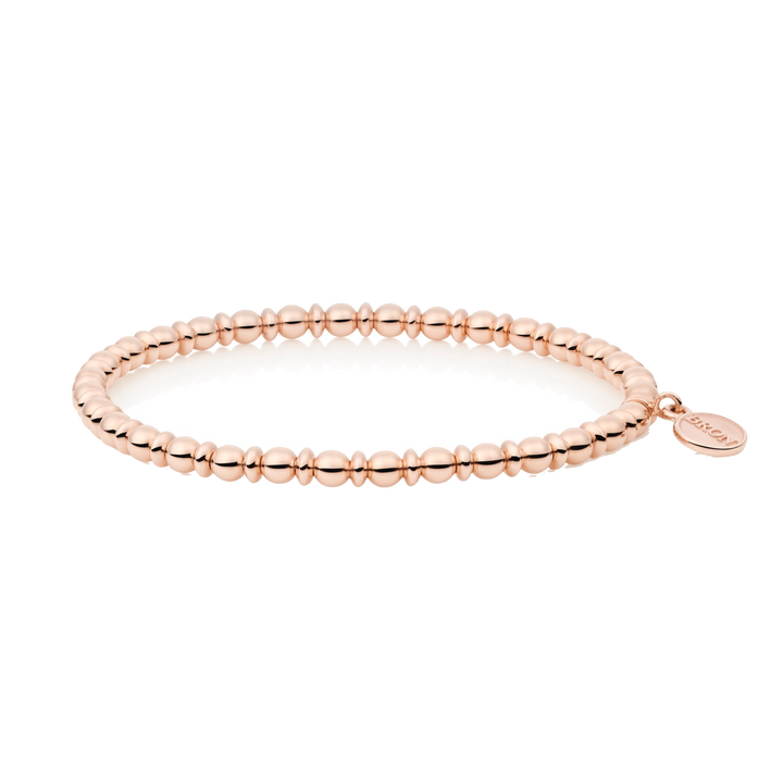Bron Reflex Armband 7AR4049 aus Roségoldenen Kugeln und Ronden.