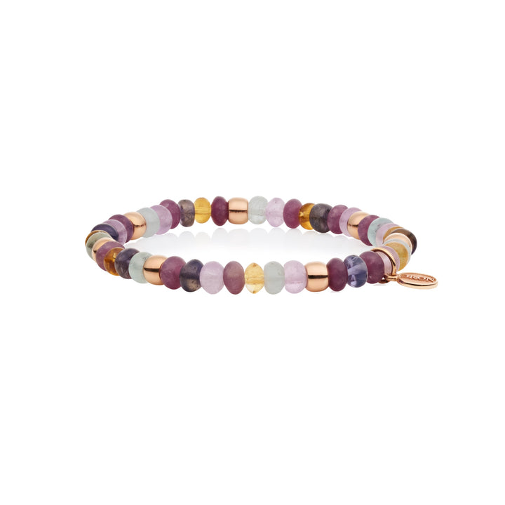 Bron Reflex Armband 8AR3985MIX88 aus Amethyst, Citrin, Aquamarin und Iolith