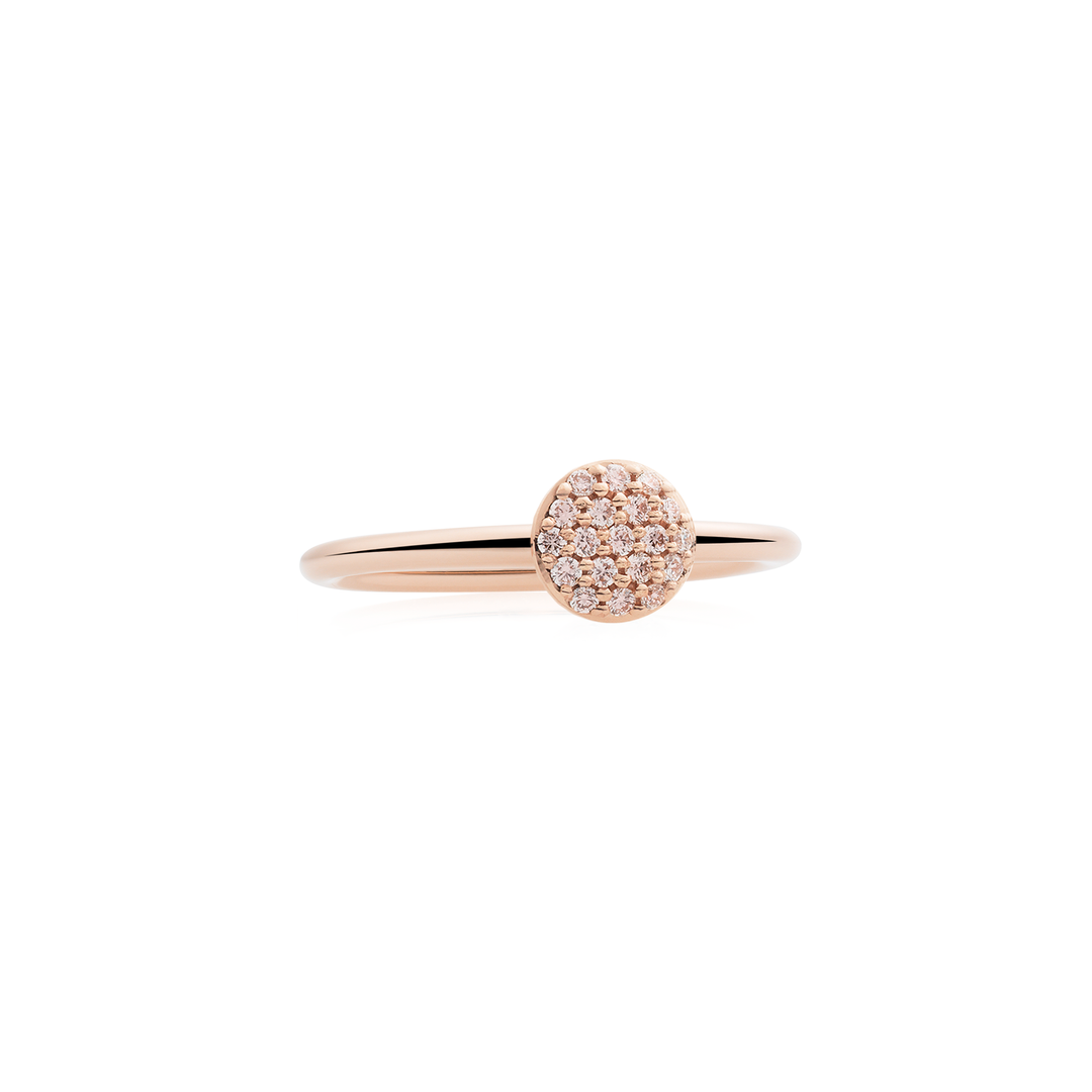 Bron - Stardust Ring 8RR4850CBR aus Roségold und champagnerfarbene Diamanten