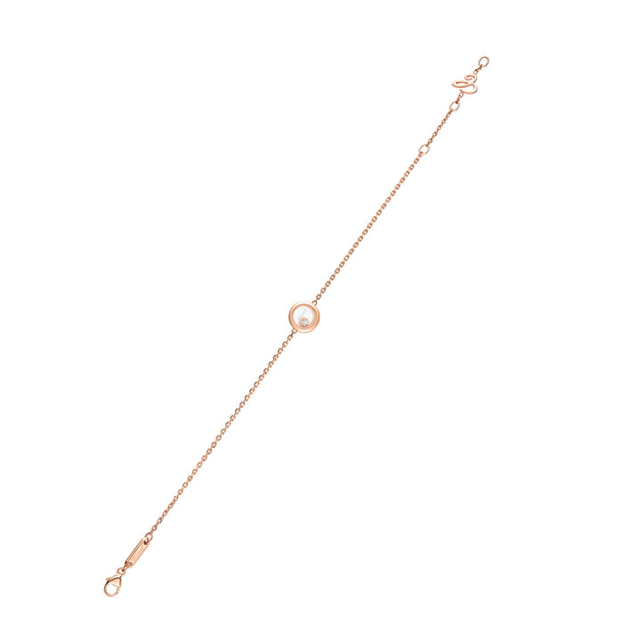 Chopard Happy Diamonds Armband 85A191-5001 aus Roségold und einem Happy Diamond.