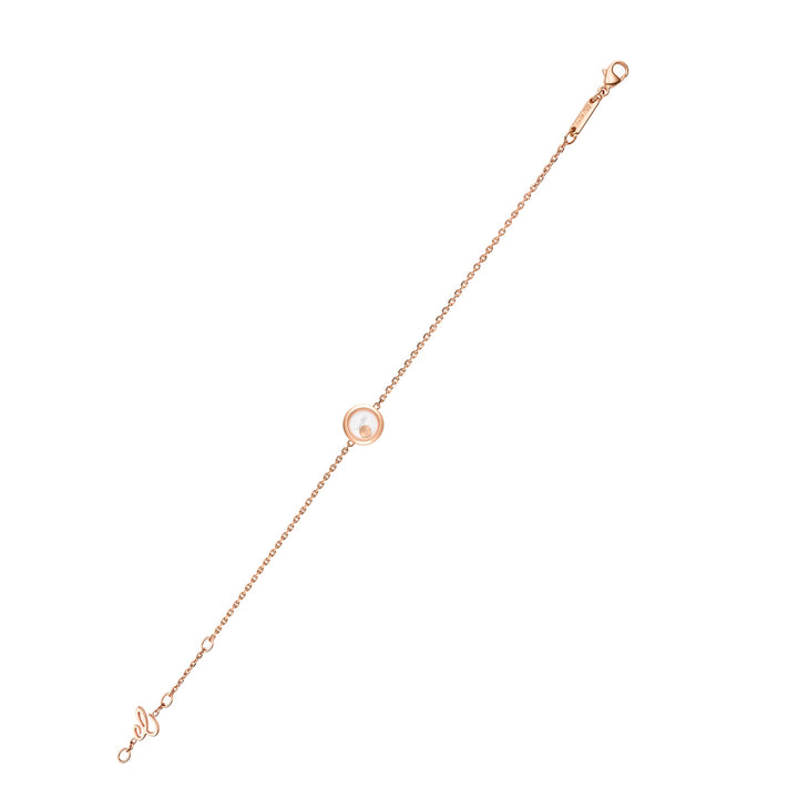 Chopard Happy Diamonds Armband 85A191-5001 aus Roségold und einem Happy Diamond.