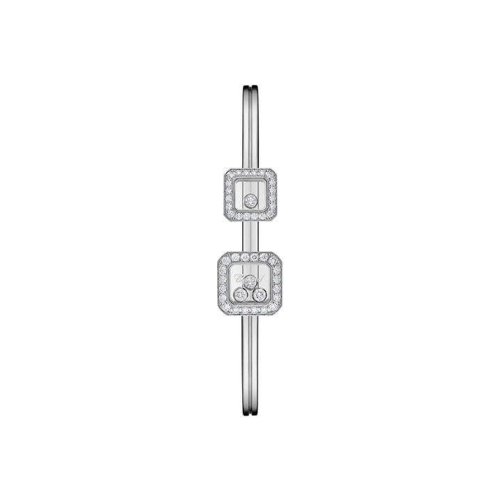 Chopard Armreif Happy Diamons Icons 85A114-1202, Weißgold und Diamanten