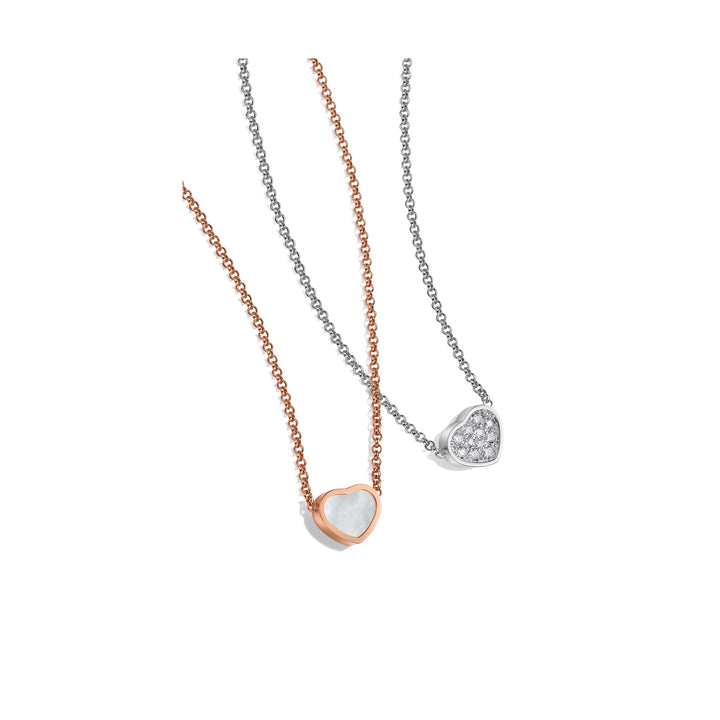 Chopard Collier Happy Hearts 81A086-5301 Roségold mit Perlmutt
