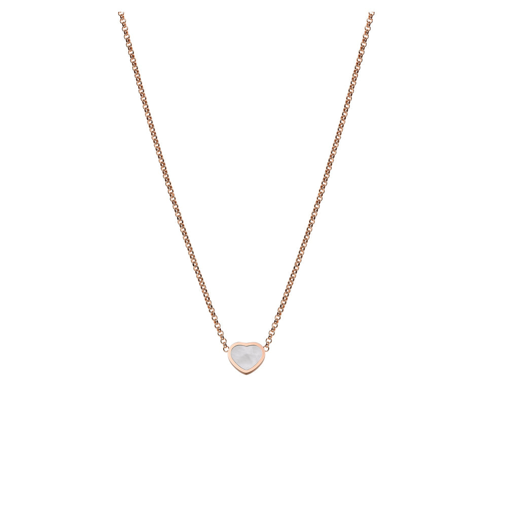 Chopard Collier Happy Hearts 81A086-5301 Roségold mit Perlmutt