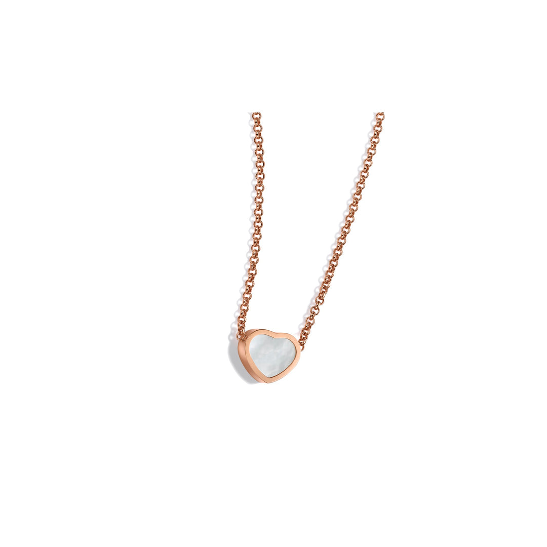 Chopard Collier Happy Hearts 81A086-5301 Roségold mit Perlmutt