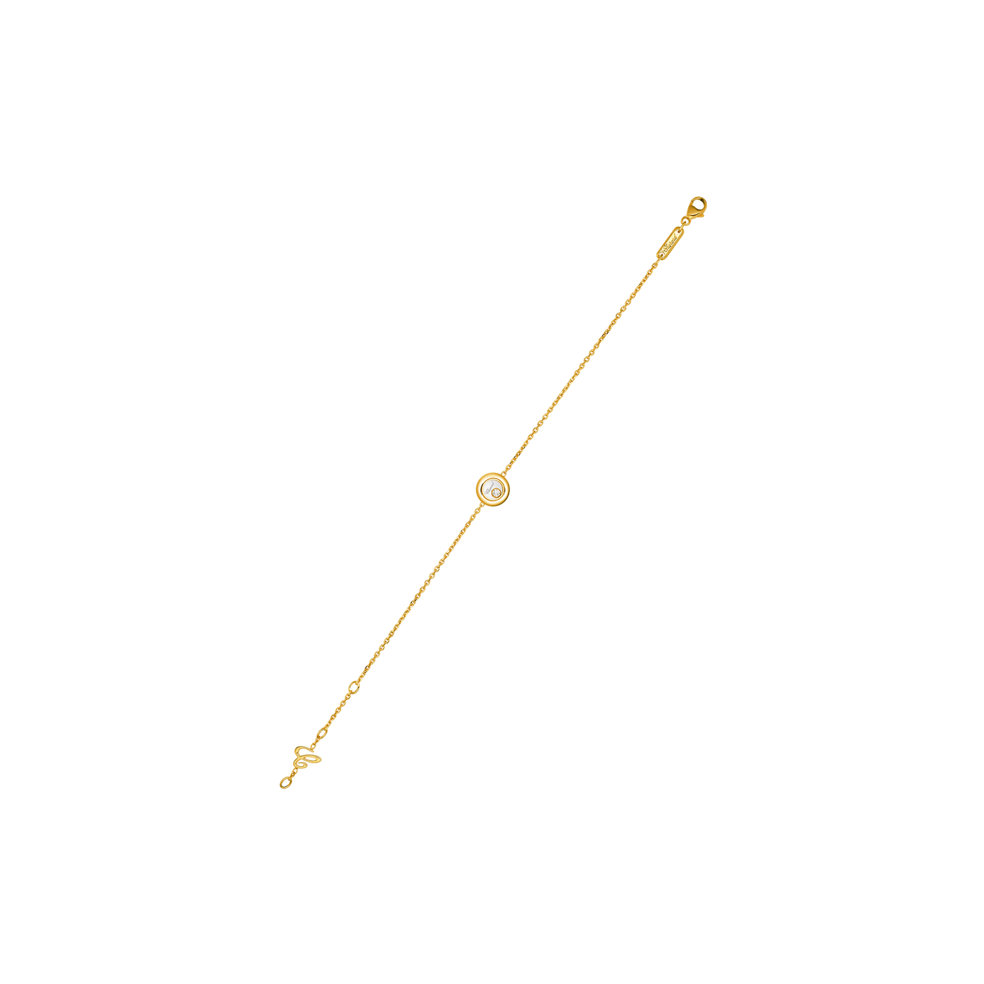 Armband für Damen von Chopard aus der Happy Diamonds-Kollektion mit der Referenz 85A017-0001 aus Gelbgold mit einem Diamant in Mönchengladbach