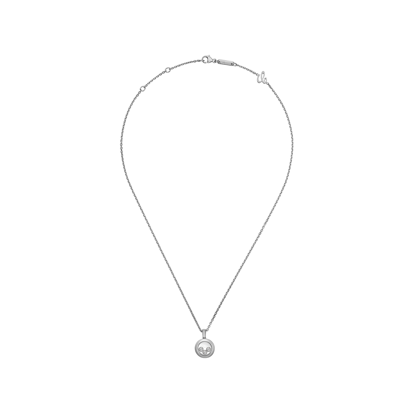 Chopard - Happy Diamonds Kette mit der Referenz 79A018-1001 in Weißgold und mit Diamanten