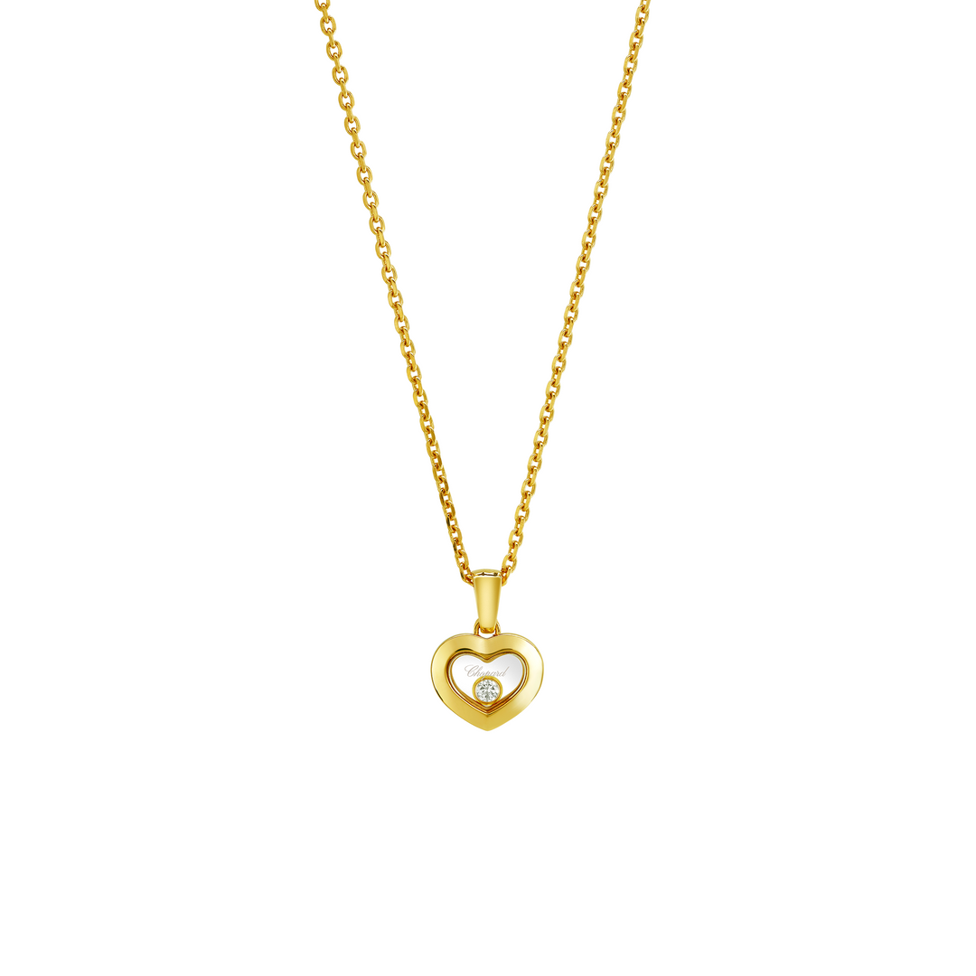Halskette für Damen von Chopard aus der Happy Diamonds-Kollektion mit der Referenz 79A054-0001 aus Gelbgold mit einem Diamanten