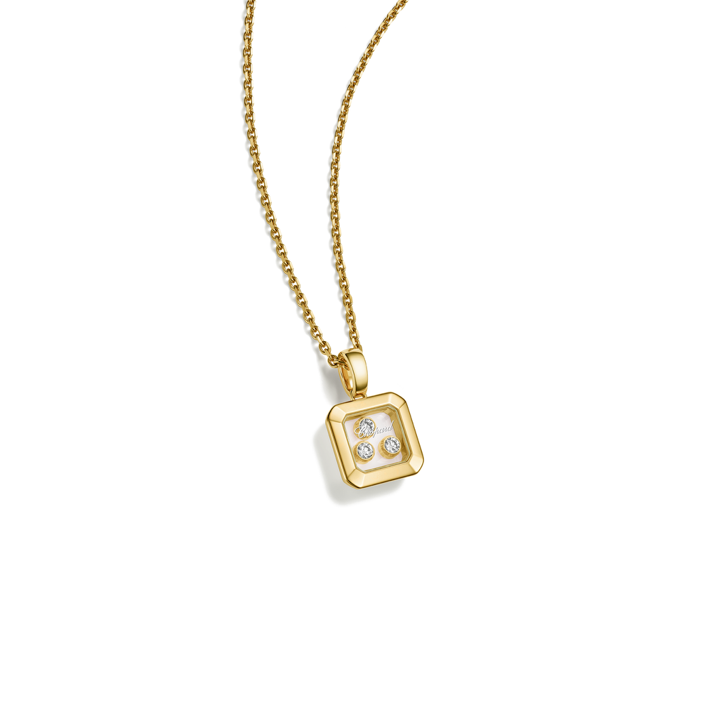 Chopard Schmuck - Happy Diamonds Kette – 79A115-0001 – Gelbgold und Diamanten – Kette für Damen in Gelbgold 