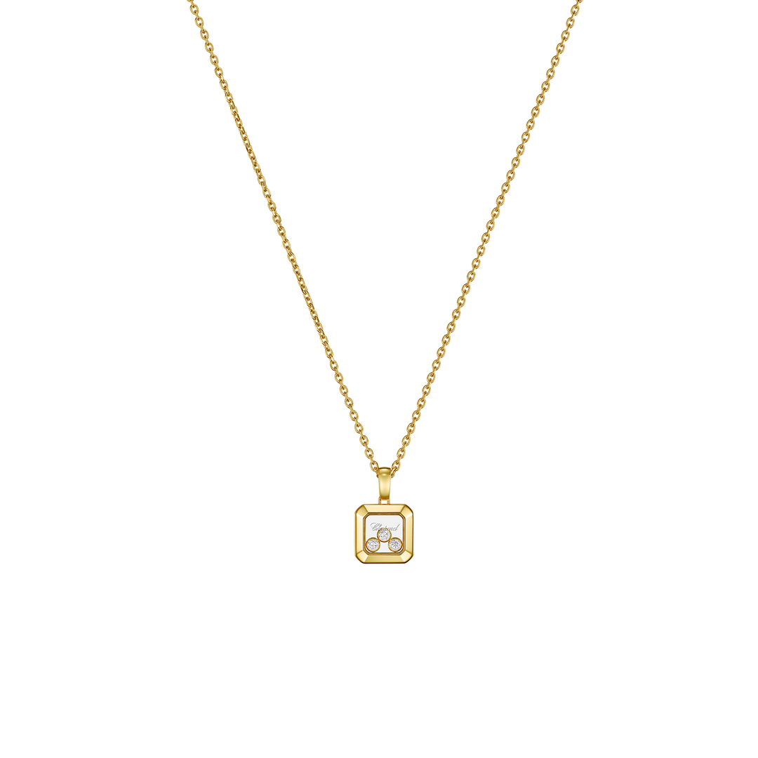 Chopard Schmuck - Happy Diamonds Kette – 79A115-0001 – Gelbgold und Diamanten – Kette für Damen
