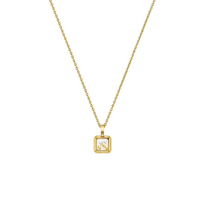 Chopard Schmuck - Happy Diamonds Kette – 79A115-0001 – Gelbgold und Diamanten – Kette für Damen mit einem Diamanten