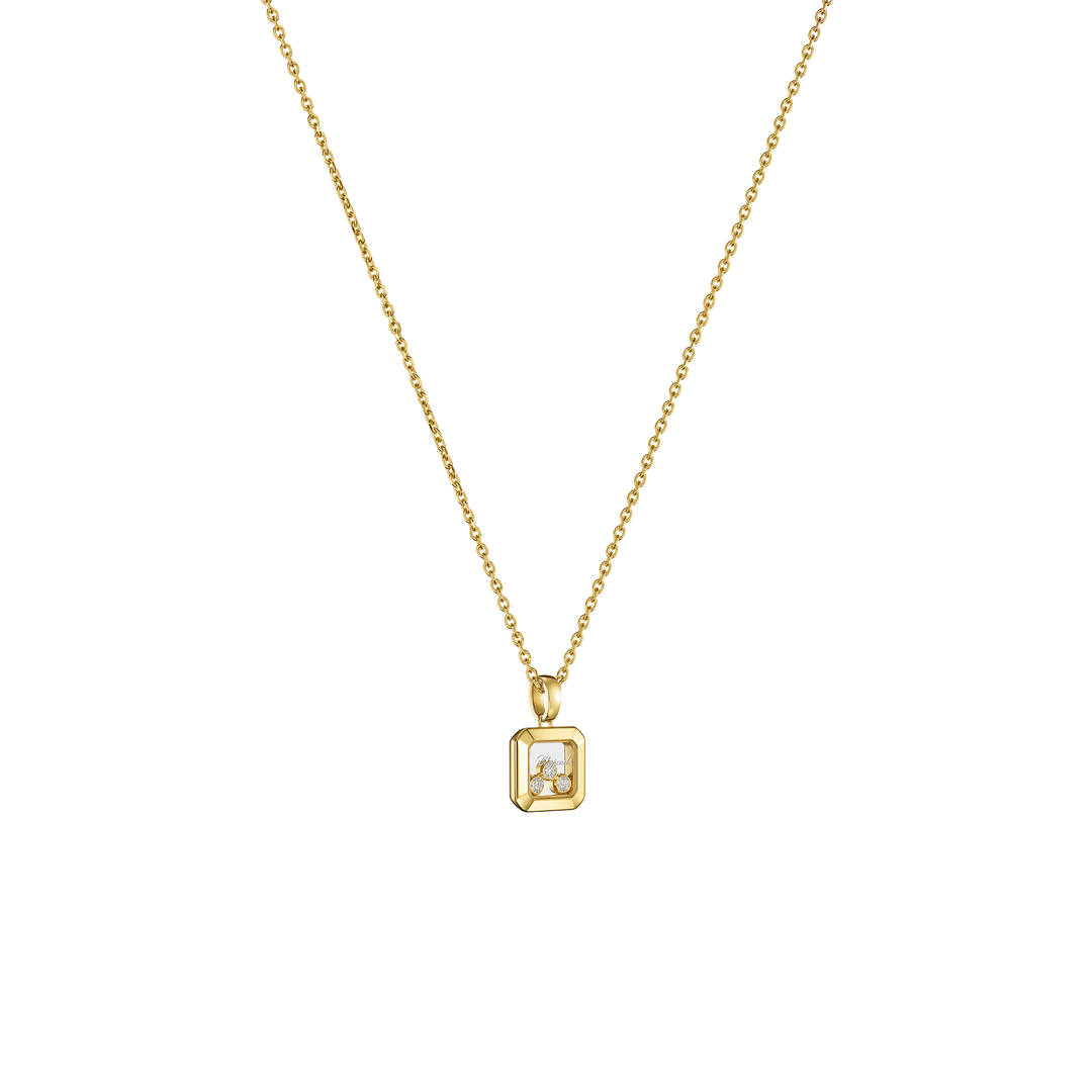 Chopard Schmuck - Happy Diamonds Kette – 79A115-0001 – Gelbgold und Diamanten – Kette für Damen