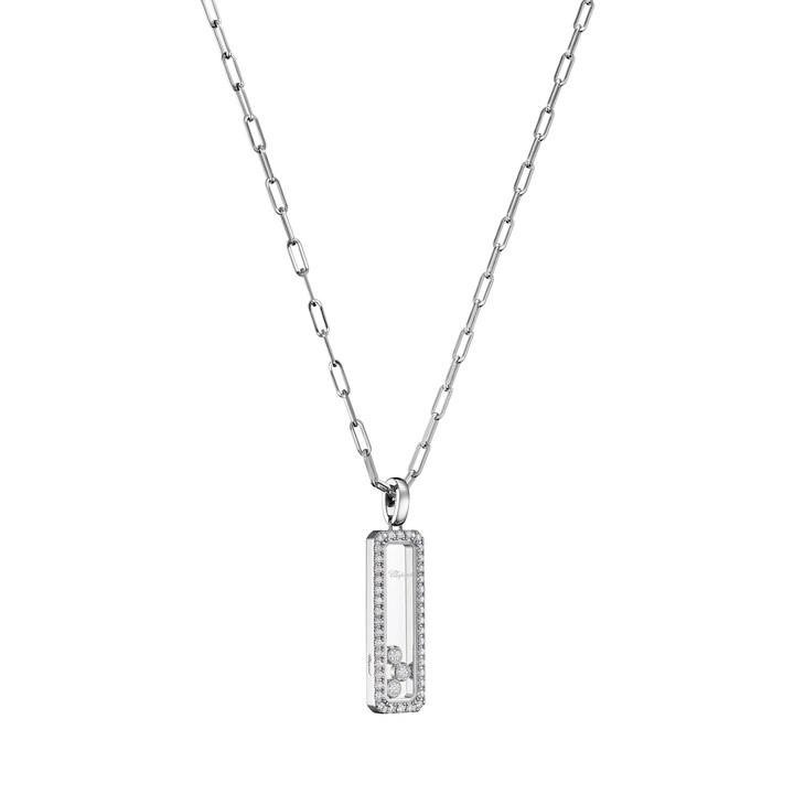 Chopard Schmuck - Happy Diamonds Icons Kette – 79A202-1201 – Weißgold und Diamanten – Kette für Damen bei Juwelier Krebber