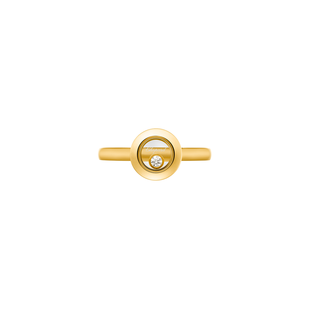 Chopard Schmuck - Happy Diamonds Ring – 82A017-0000 – Gelbgold, Diamanten – Ring für Damen bei Juwelier Krebber in Mönchengladbach
