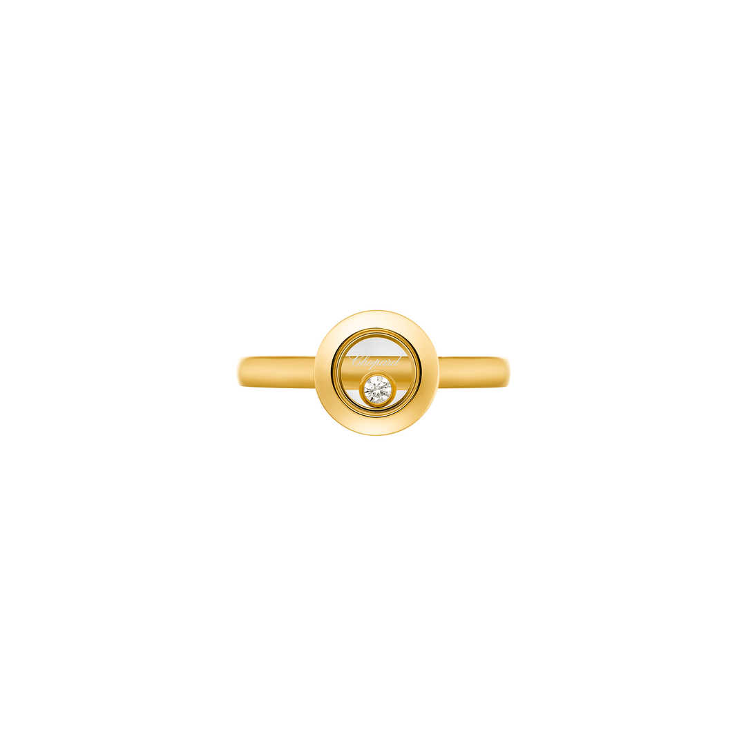 Chopard Schmuck - Happy Diamonds Ring – 82A017-0000 – Gelbgold, Diamanten – Ring für Damen bei Juwelier Krebber in Mönchengladbach