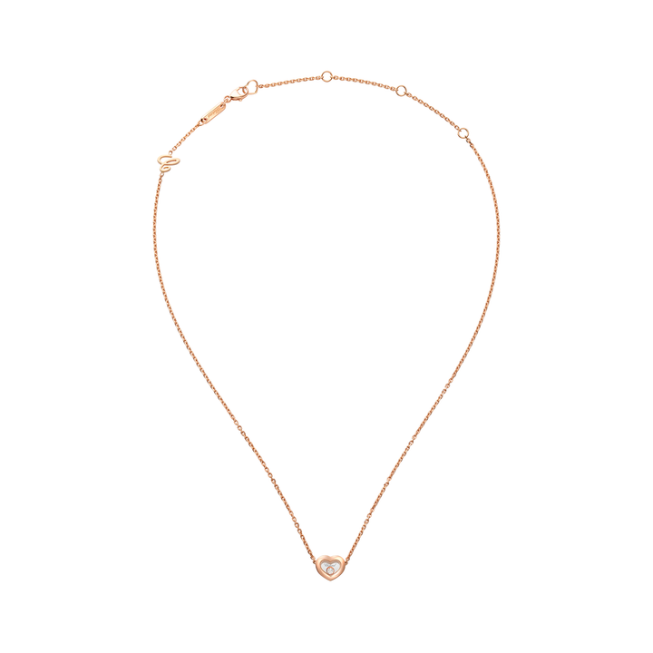 Halskette für Damen von Chopard aus der Happy Diamonds-Kollektion mit der Referenz 81A054-5001 aus Roségold mit einem Diamant in Mönchengladbach