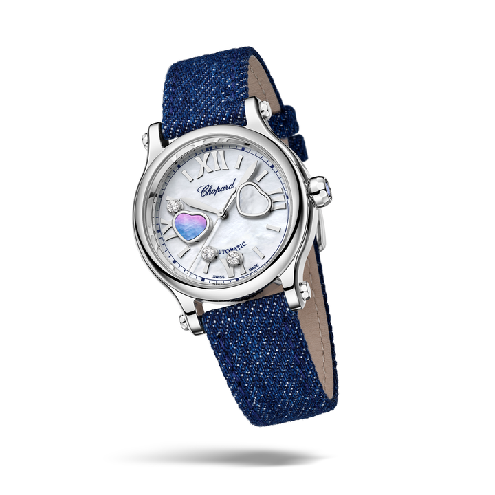 Chopard Happy Sport Happy Hearts - 278608-3012 – Automatikwerk – weiß - 33 mm - Damenuhr