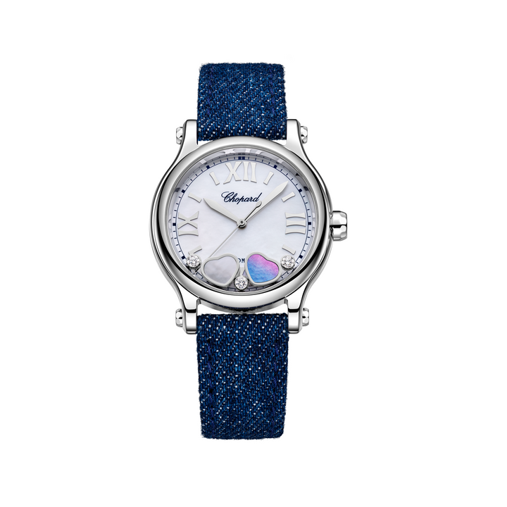 Chopard Happy Sport Happy Hearts - 278608-3012 – Automatikwerk – weiß - 33 mm - Damenuhr