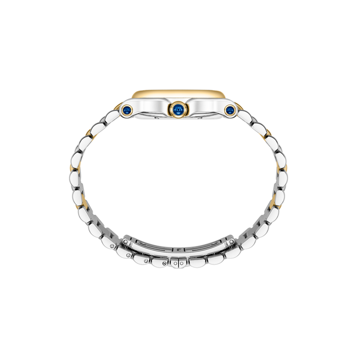 Chopard - Happy Sport The First - 278640-4001 – Quarzwerk – weiß, Gelbgold - 33 mm - Damenuhr
