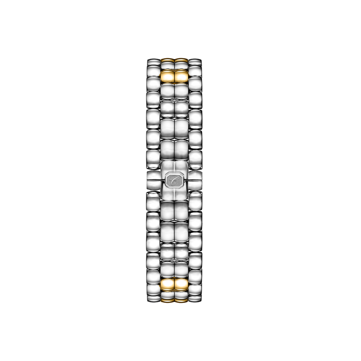 Chopard - Happy Sport The First - 278640-4001 – Quarzwerk – weiß, Gelbgold - 33 mm - Damenuhr bei Juwelier Krebber