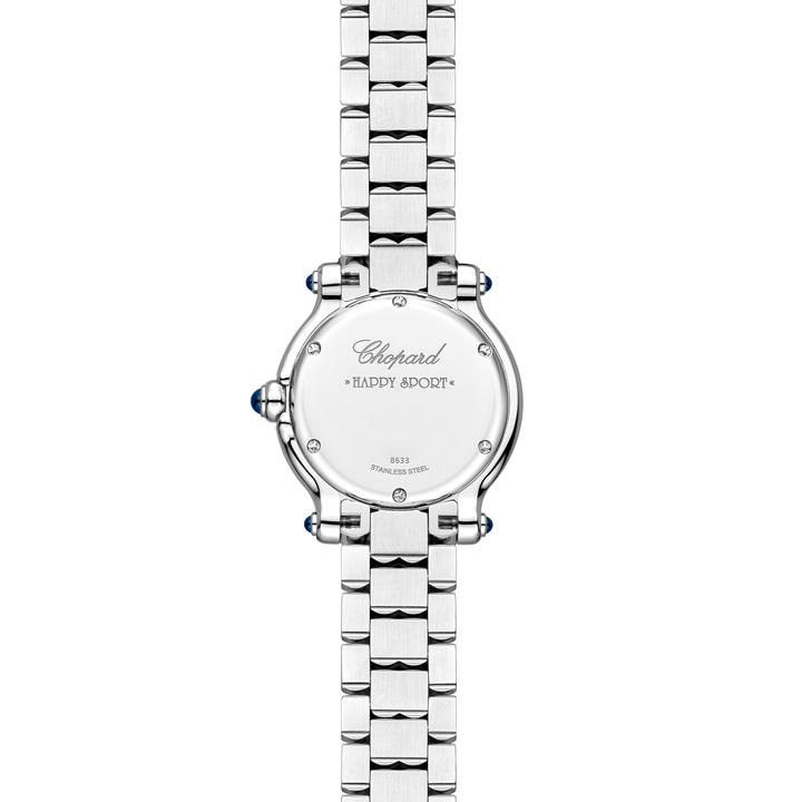 Chopard - Happy Sport The First - 278633-3001 – Quarzwerk – weiß - 26 mm - Damenuhr aus Edelstahl