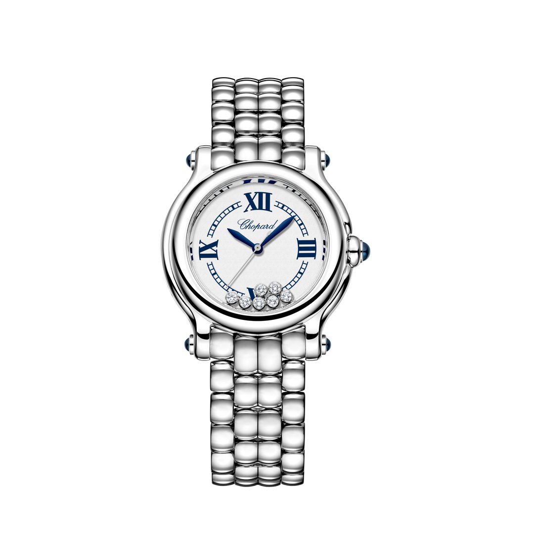 Chopard - Happy Sport The First - 278640-3001 – Quarzwerk – weiß - 33 mm - Damenuhr